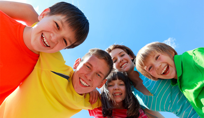 Enfants socialble